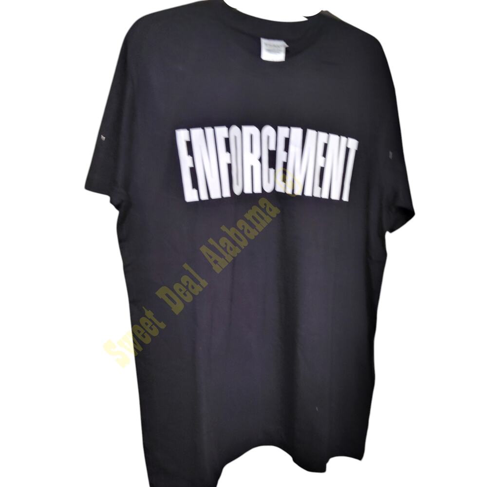Pudala Black Tactical Shirt – Enforcement – Short Sleeve, Size Small